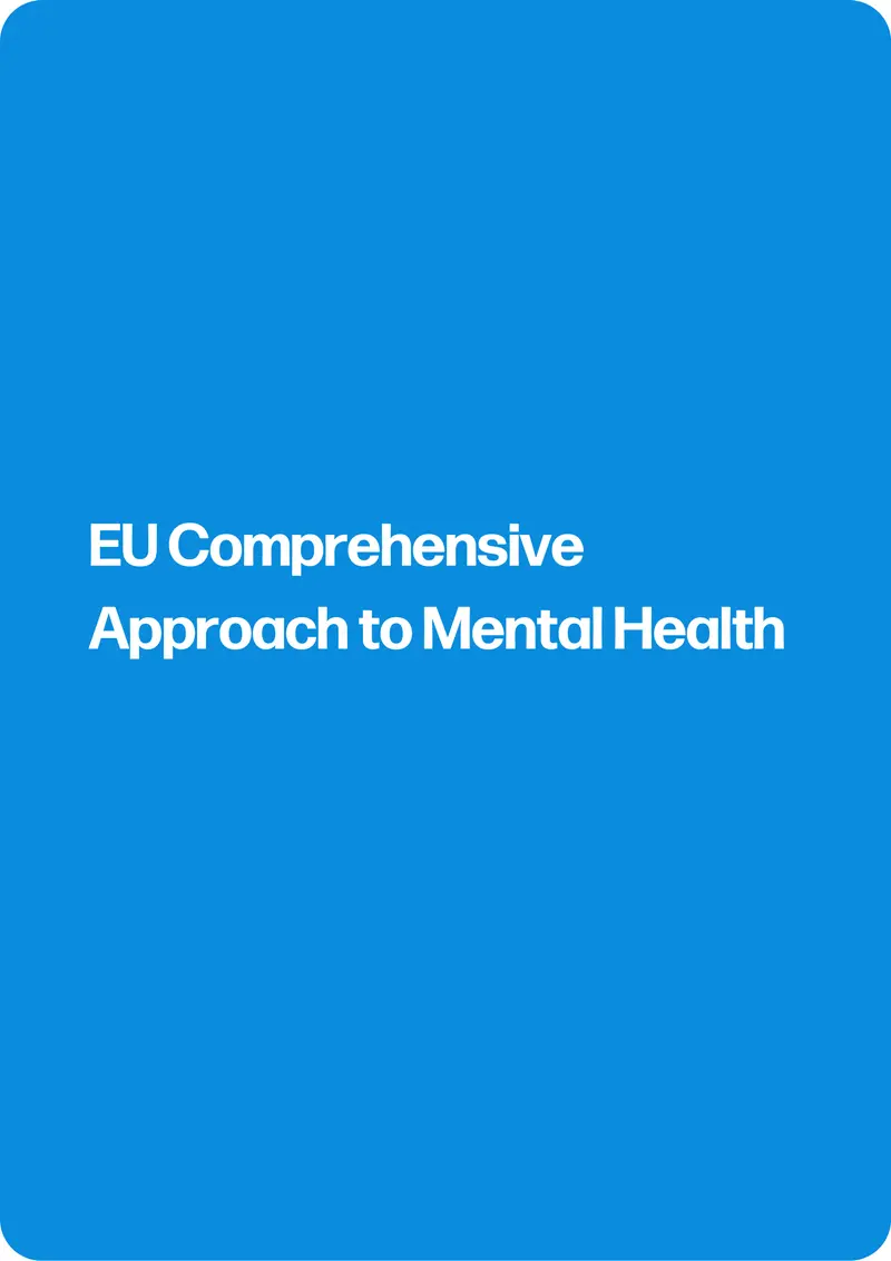 Sănătate mintală – concluziile Consiliului European