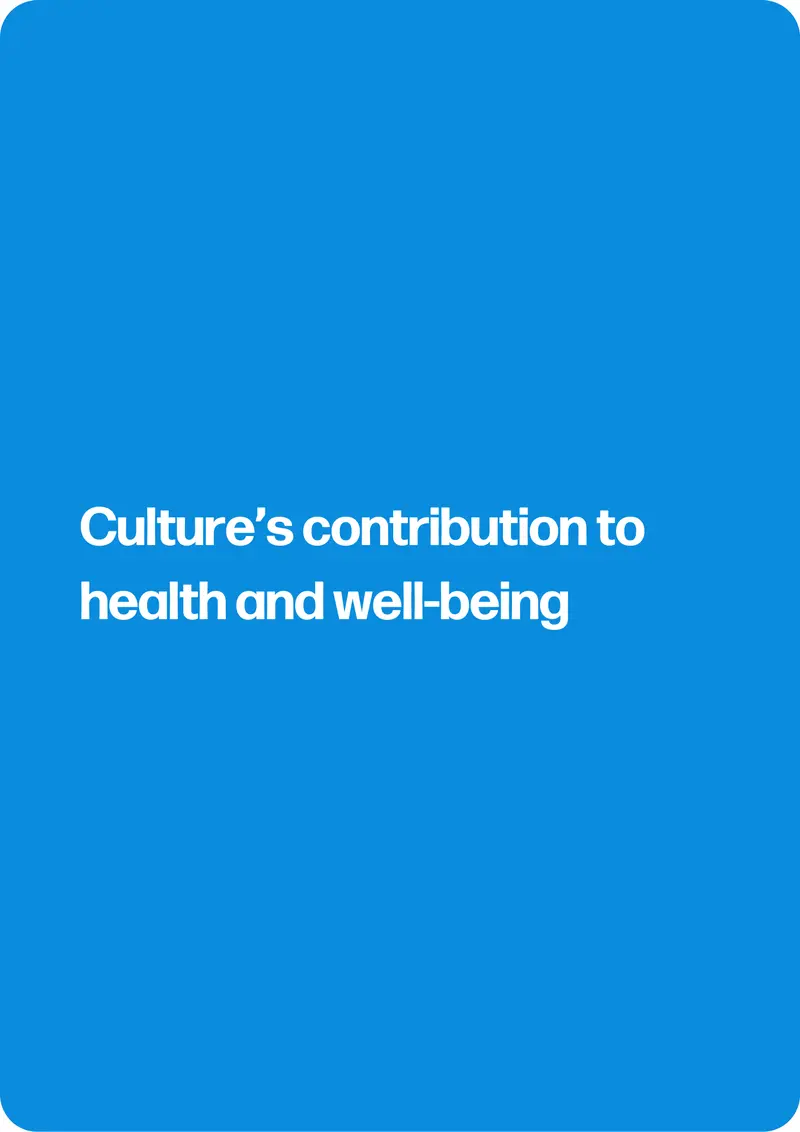CultureForHealth – raport de sinteză
